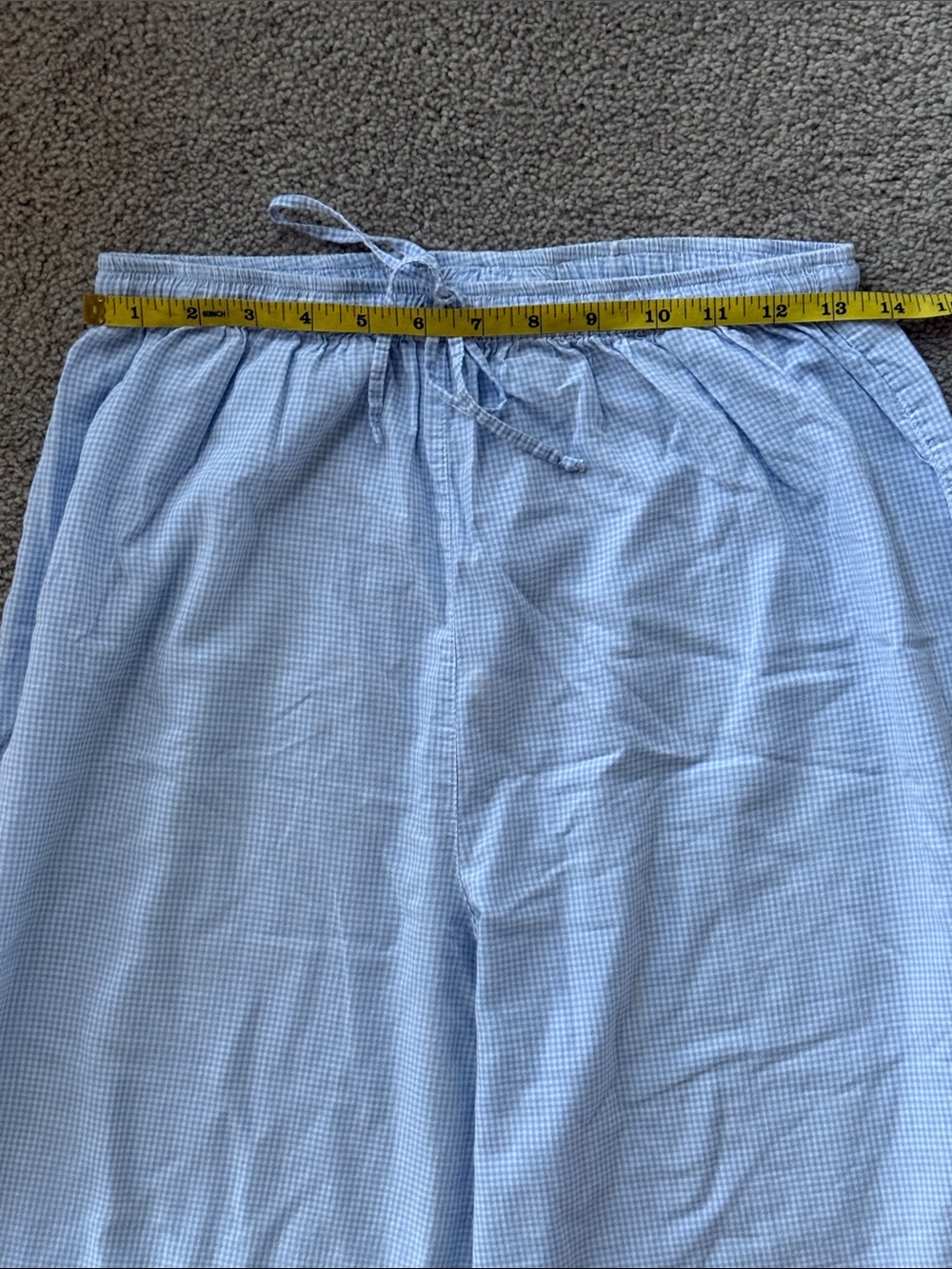 Victoria's Secret Light Blue Gingham Pajama Pants! - Picture 6 of 12